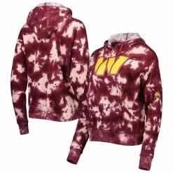 Cheapest β¨ Women's New Era Burgundy Washington Commanders Cloud Dye Fleece Pullover Hoodie π