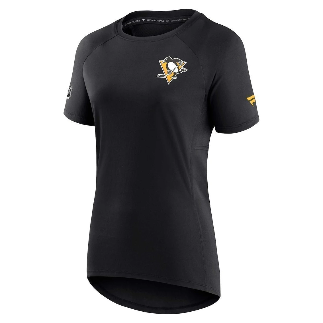 Deals β Women's Fanatics Branded Black Pittsburgh Penguins Authentic Pro Rink Raglan Tech T-Shirt π - Image 3