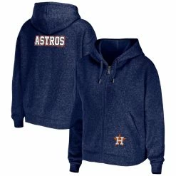 Best Sale β Women's WEAR By Erin Andrews Navy Houston Astros Full-Zip Hoodie π