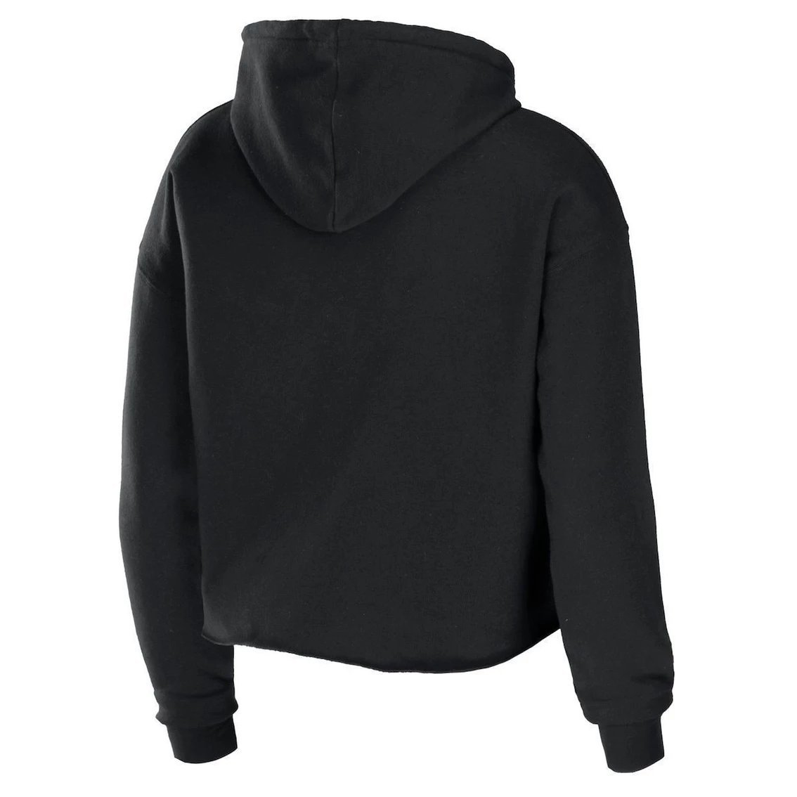 New β Women's WEAR By Erin Andrews Black Tennessee Titans Cropped Sponge Fleece Pullover Hoodie π₯ - Image 4