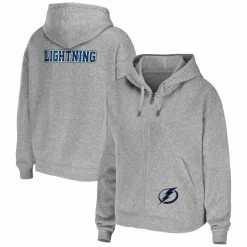 Outlet π― Women's WEAR By Erin Andrews Heather Gray Tampa Bay Lightning Full-Zip Hoodie β