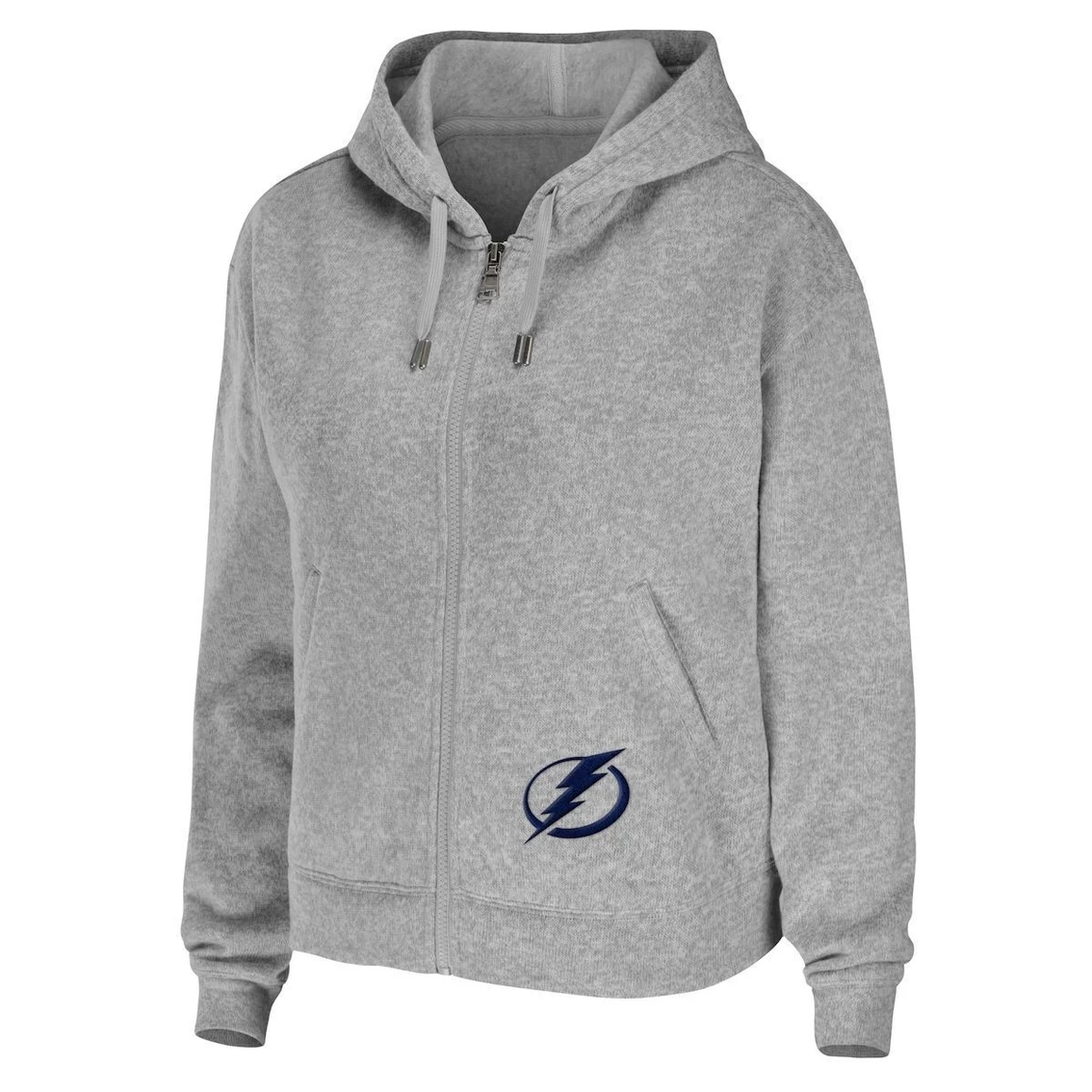 Outlet π― Women's WEAR By Erin Andrews Heather Gray Tampa Bay Lightning Full-Zip Hoodie β - Image 3
