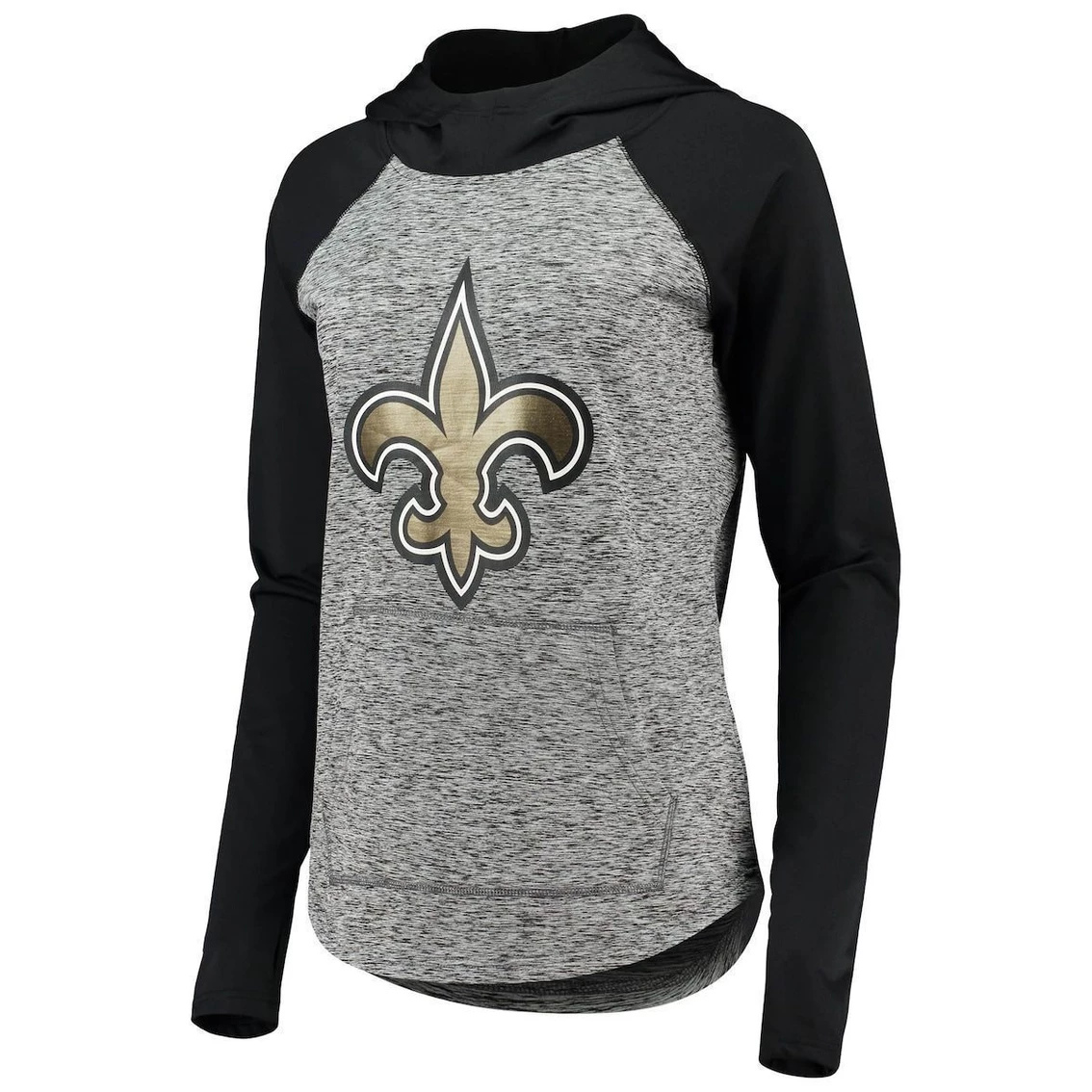 Outlet βοΈ Women's G-III 4Her By Carl Banks Heathered Gray/Black New Orleans Saints Championship Ring Pullover Hoodie π - Image 3