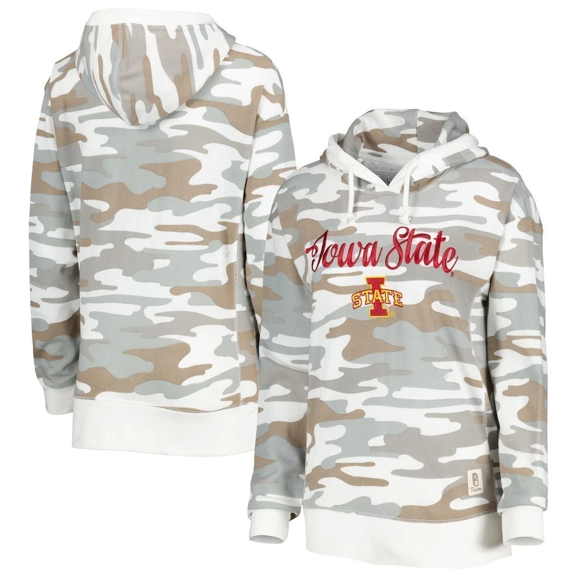 Best Sale π Women's Pressbox Camo Iowa State Cyclones San Pablo Pullover Hoodie π