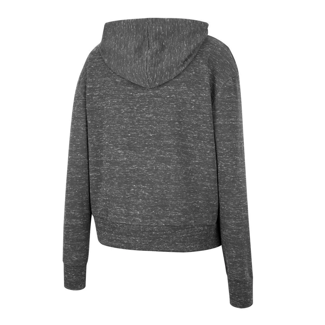 Best Pirce β Women's Colosseum Charcoal Notre Dame Fighting Irish Backstage Speckled Pullover Hoodie π - Image 4