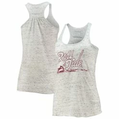 Top 10 ⭐ Women's Homefield Ash Alabama Crimson Tide Vintage Racerback Tank Top 😀