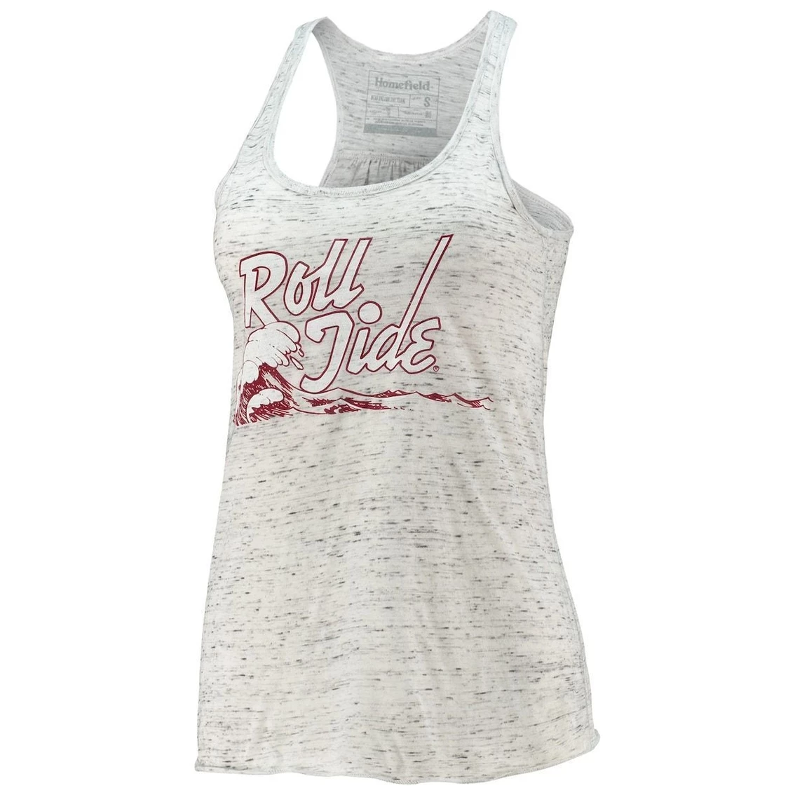 Top 10 β Women's Homefield Ash Alabama Crimson Tide Vintage Racerback Tank Top π - Image 3