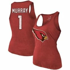 Coupon 😍 Majestic Threads 👩 Women's Fanatics Branded Heathered Cardinal Arizona Cardinals Name & Number Tri-Blend Tank Top ✨