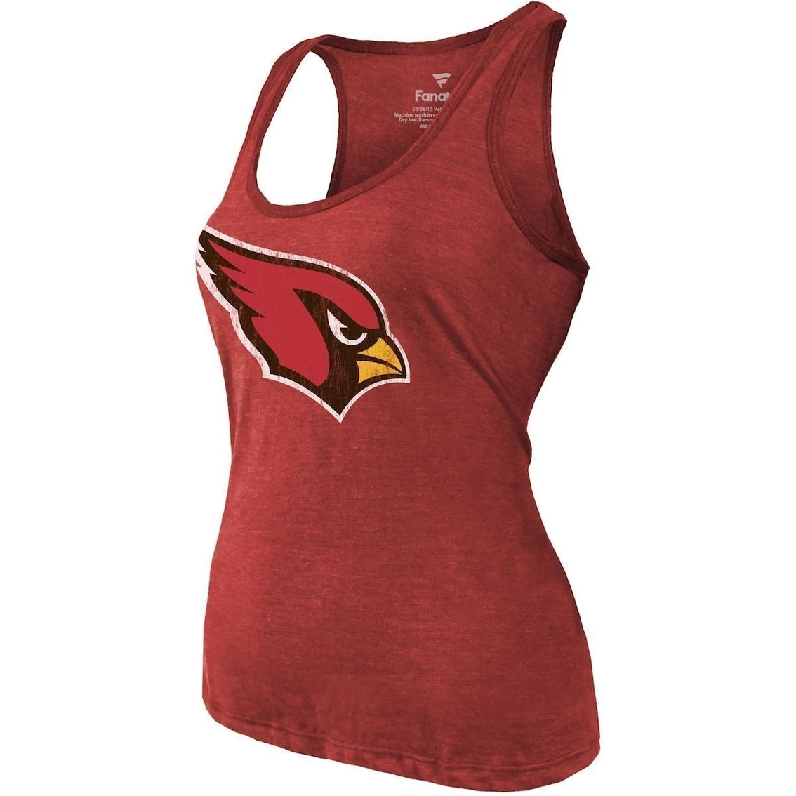 Coupon π Majestic Threads π© Women's Fanatics Branded Heathered Cardinal Arizona Cardinals Name & Number Tri-Blend Tank Top β¨ - Image 3