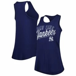 Cheapest ❤️ Women's Fanatics Branded Navy New York Yankees Simplicity Swing Racerback Scoop Neck Tank Top 🧨