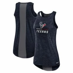 Flash Sale π Women's Nike Navy Houston Texans High Neck Performance Tank Top π