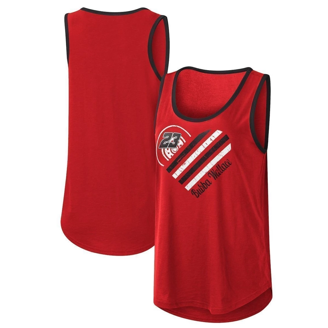 Best deal π Women's G-III 4Her By Carl Banks Red Bubba Wallace A Game Scoop Neck Tank Top π