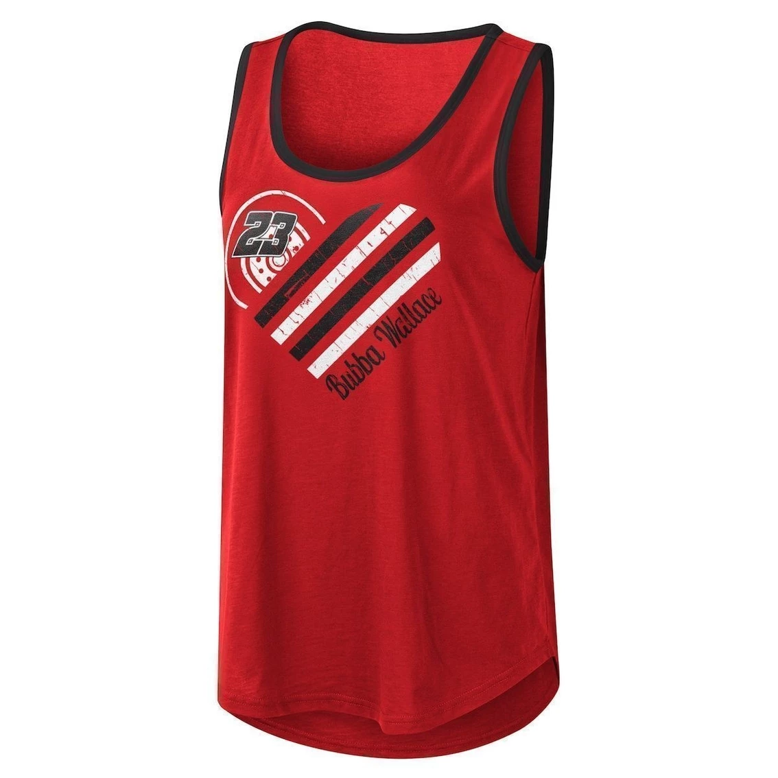 Best deal π Women's G-III 4Her By Carl Banks Red Bubba Wallace A Game Scoop Neck Tank Top π - Image 3