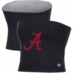 Buy 🛒 Women's Champion Black/Gray Alabama Crimson Tide Reversible Allover Print Tube Top 👏