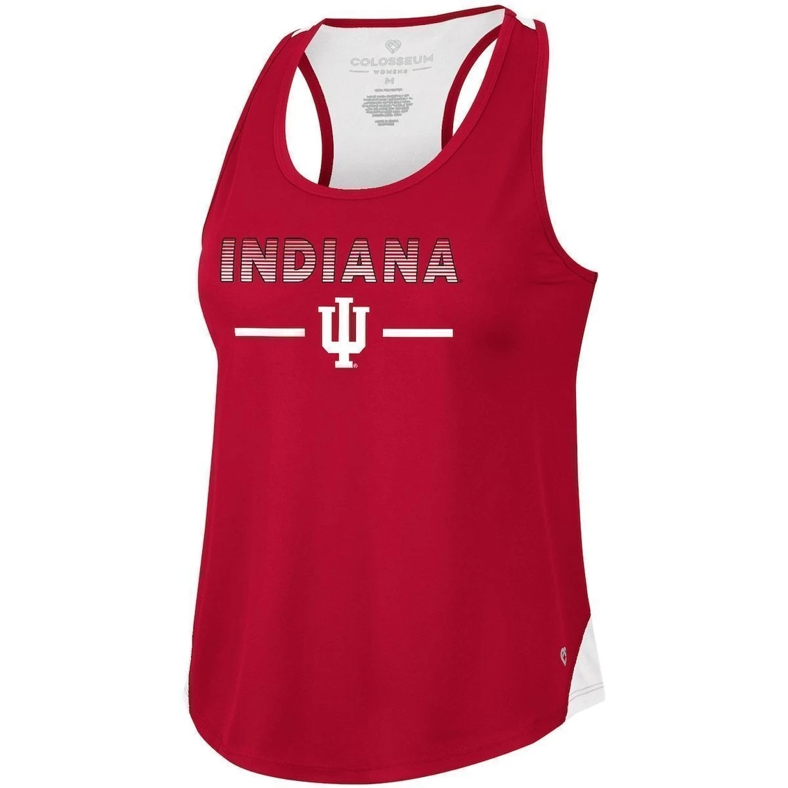 Top 10 π Women's Colosseum Crimson Indiana Hoosiers Sachs 2-Hit Scoop Neck Racerback Tank Top π - Image 3