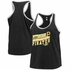 Flash Sale ✔️ Profile 👩 Women's Majestic Black Pittsburgh Pirates Plus Size Believe In Greatness Tank Top 🤩