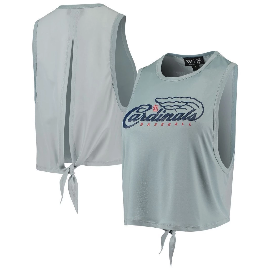 Budget π Women's The Wild Collective Light Blue St. Louis Cardinals Open Back Twist-Tie Tank Top π - Image 2