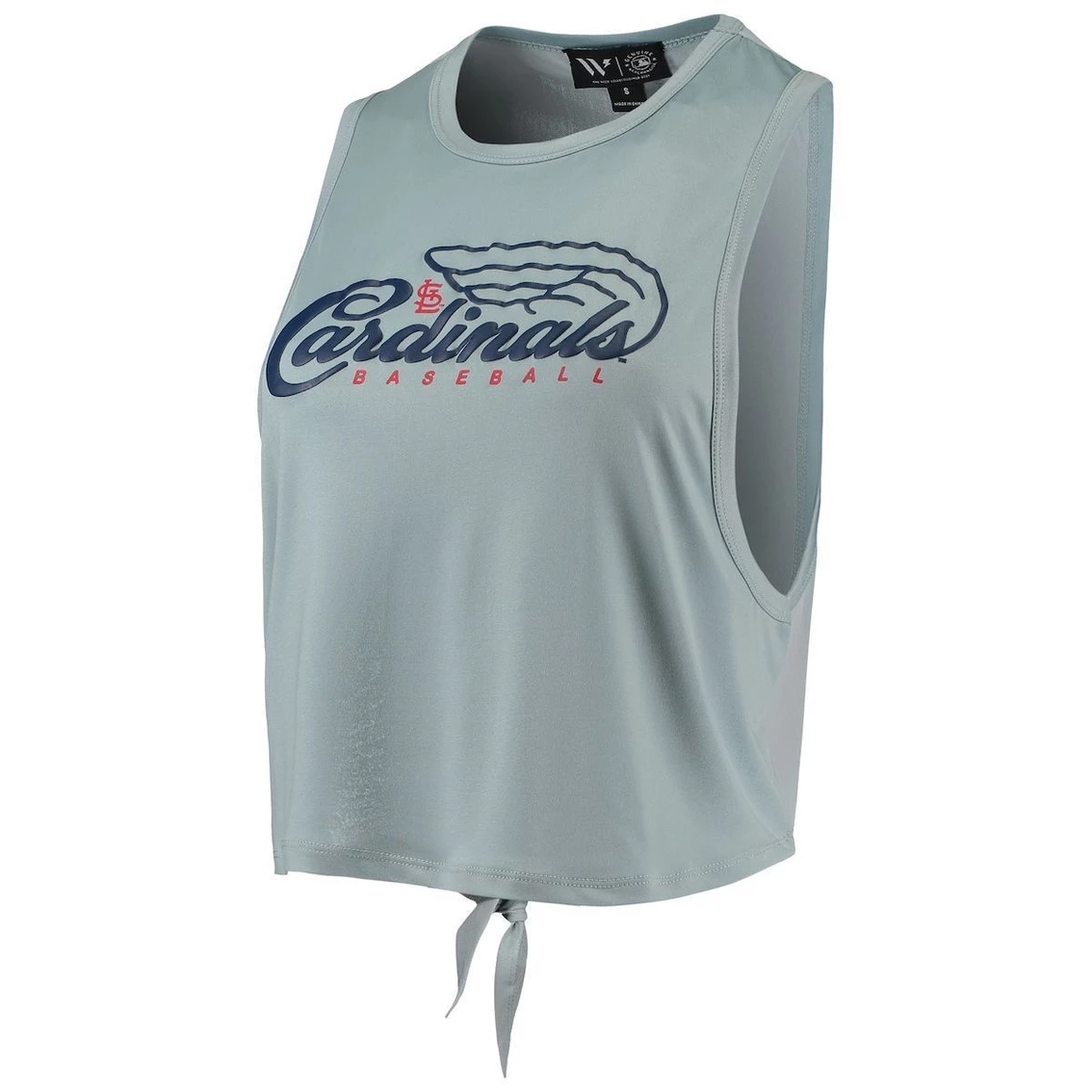 Budget π Women's The Wild Collective Light Blue St. Louis Cardinals Open Back Twist-Tie Tank Top π - Image 3