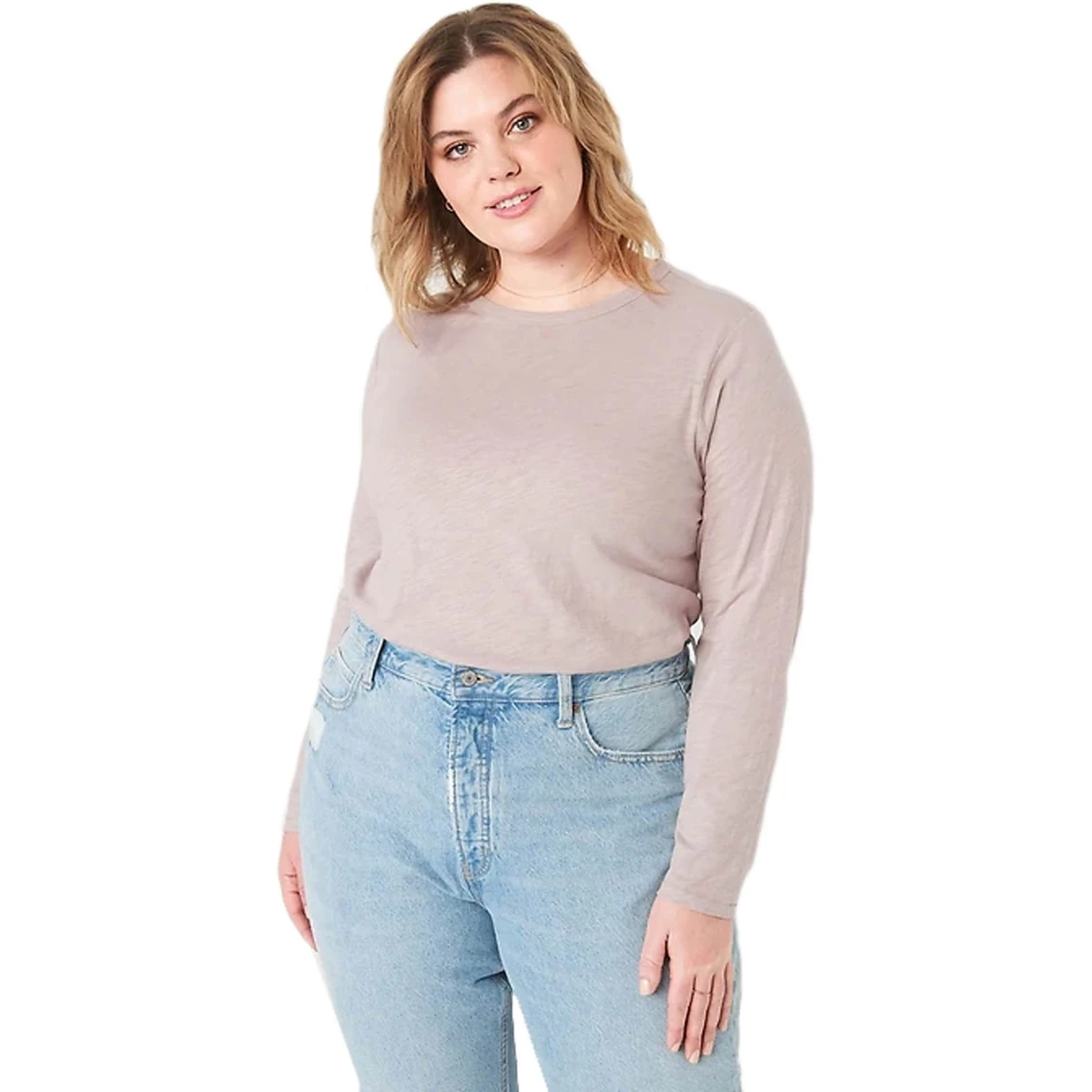 Best Pirce β Old Navy Plus Size EveryWear Long Sleeve Crew Tee Slub π - Image 4