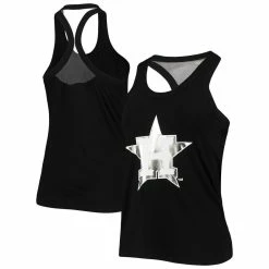 New 🧨 Women's The Wild Collective Black Houston Astros Tonal Athleisure Racerback Tank Top 🎉