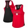 Top 10 ⌛ Women's Colosseum Scarlet Nebraska Huskers Sachs 2-Hit Scoop Neck Racerback Tank Top ⌛