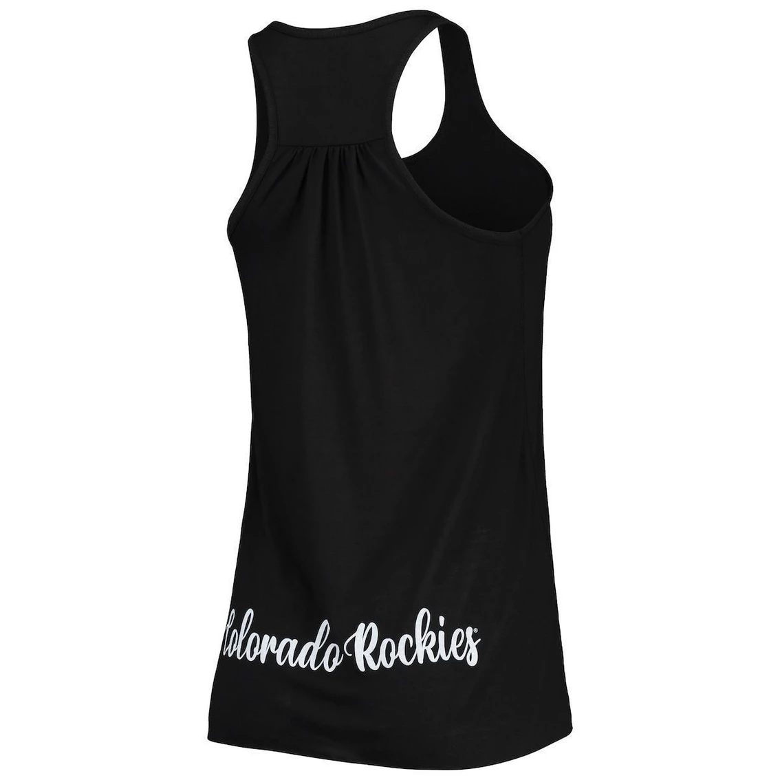 Best deal π€© Women's Soft As A Grape Black Colorado Rockies Front & Back Tank Top β - Image 4