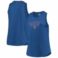 Coupon 😍 Women's New Era Royal New York Mets Plus Size Tank Top 👍