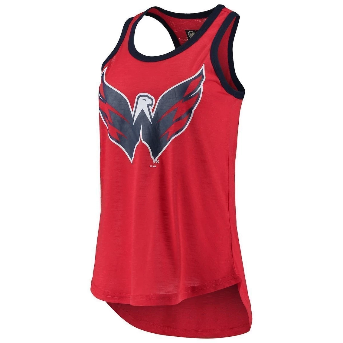 Outlet π Women's G-III 4Her By Carl Banks Red Washington Capitals Tater Tank Top π - Image 3