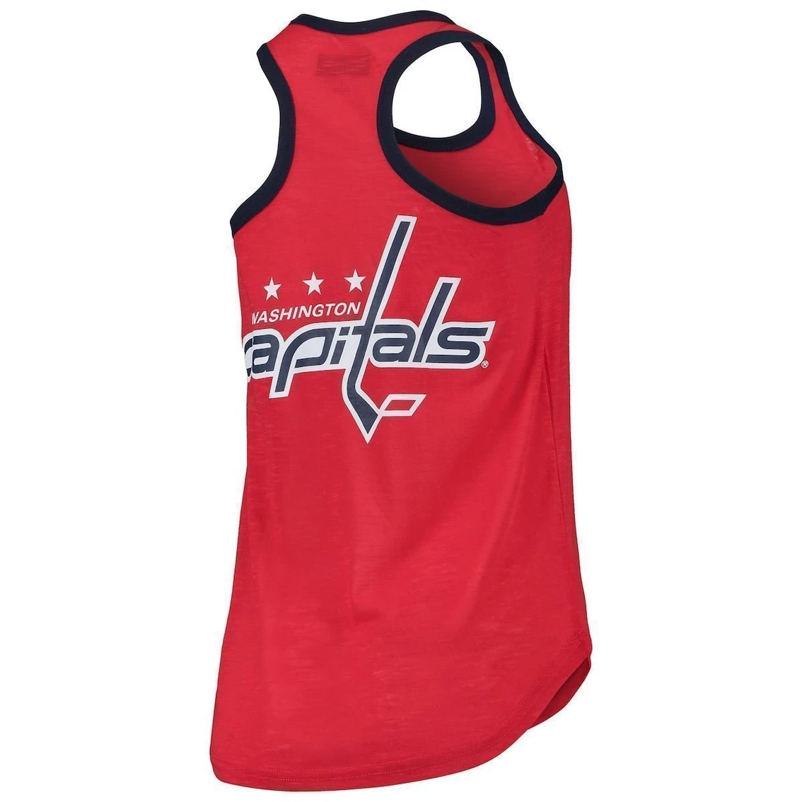 Outlet π Women's G-III 4Her By Carl Banks Red Washington Capitals Tater Tank Top π - Image 4