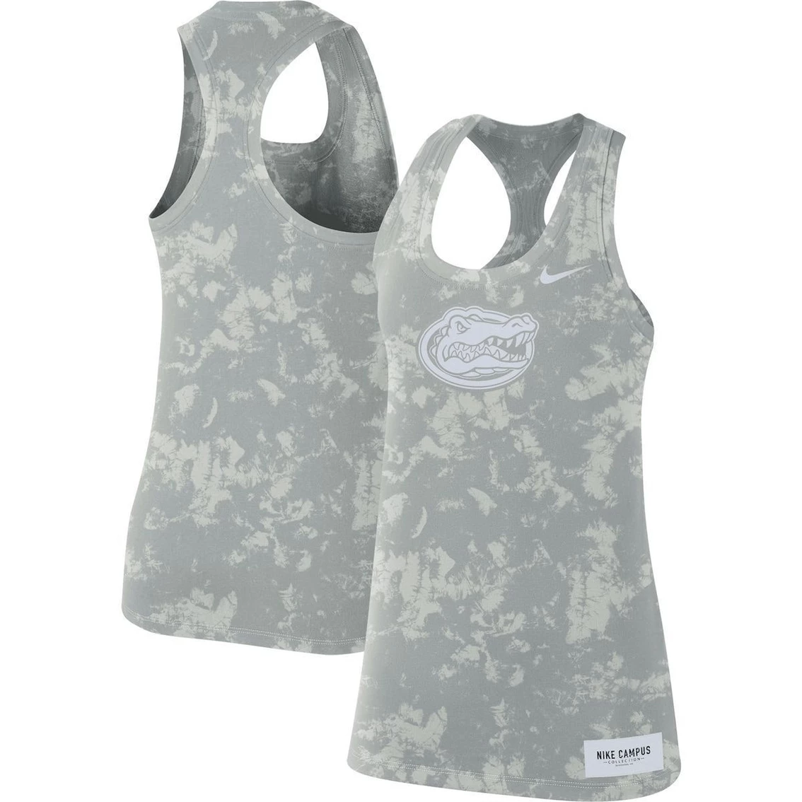 Cheapest π Women's Nike Gray Florida Gators Tonal Camo Racerback Tank Top π - Image 2