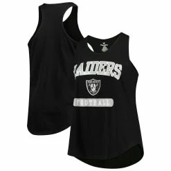 Deals 😉 Profile 👩 Women's Las Vegas Raiders Black Plus Size Team Racerback Tank Top 🧨