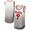 Cheapest ⌛ Women's G-III 4Her By Carl Banks White Philadelphia Phillies Logo Opening Day Tank Top 🔥