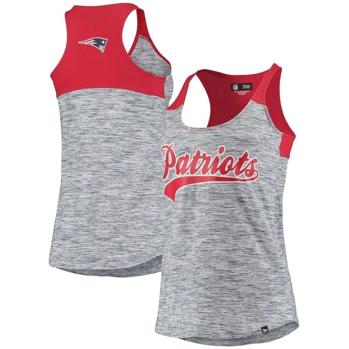 Best reviews of π₯ Women's New Era Red/Navy New England Patriots Space Dye Racerback Scoop Neck Tank Top π