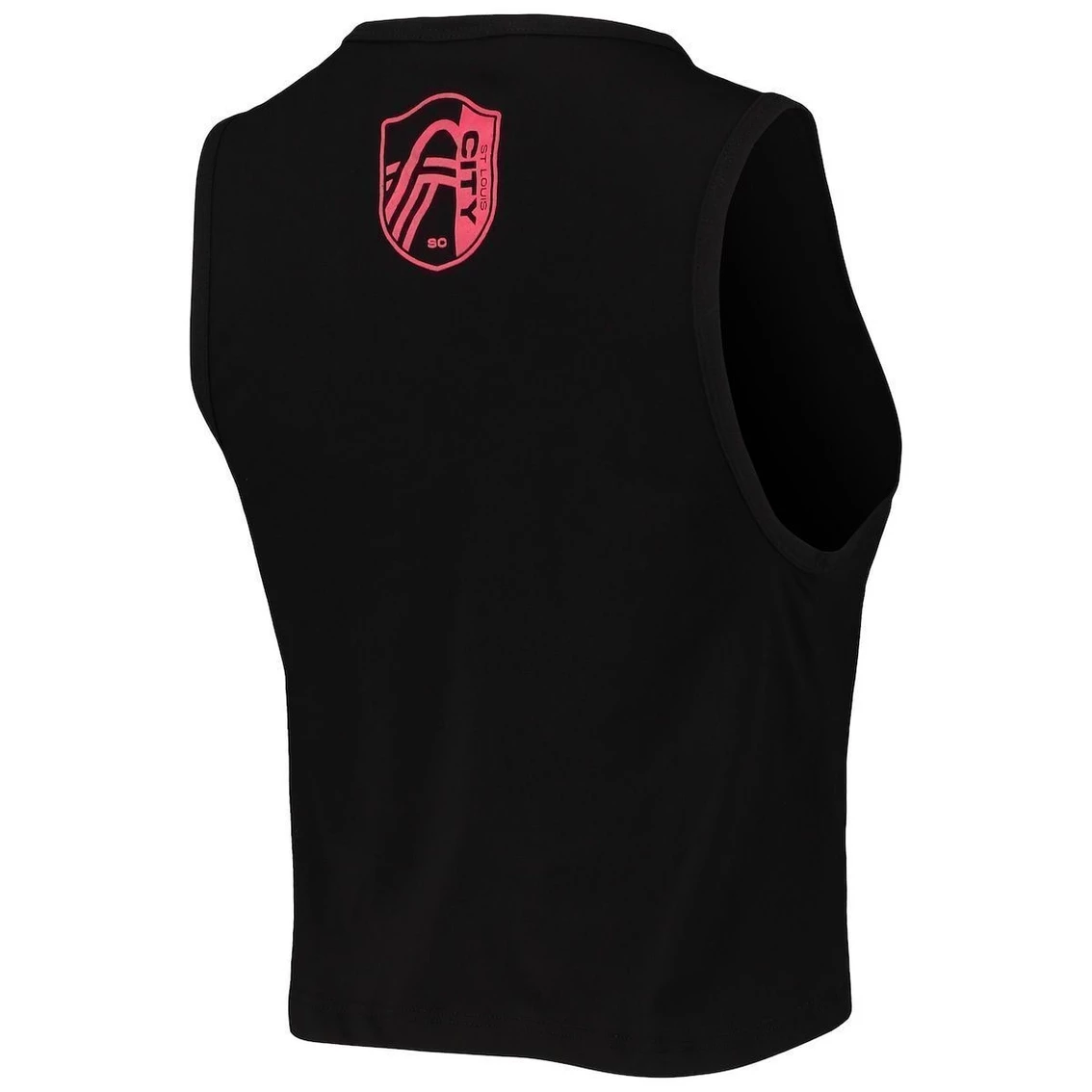 Cheapest β¨ Women's The Wild Collective Black St. Louis City SC Crop Muscle Tri-Blend Tank Top π - Image 4