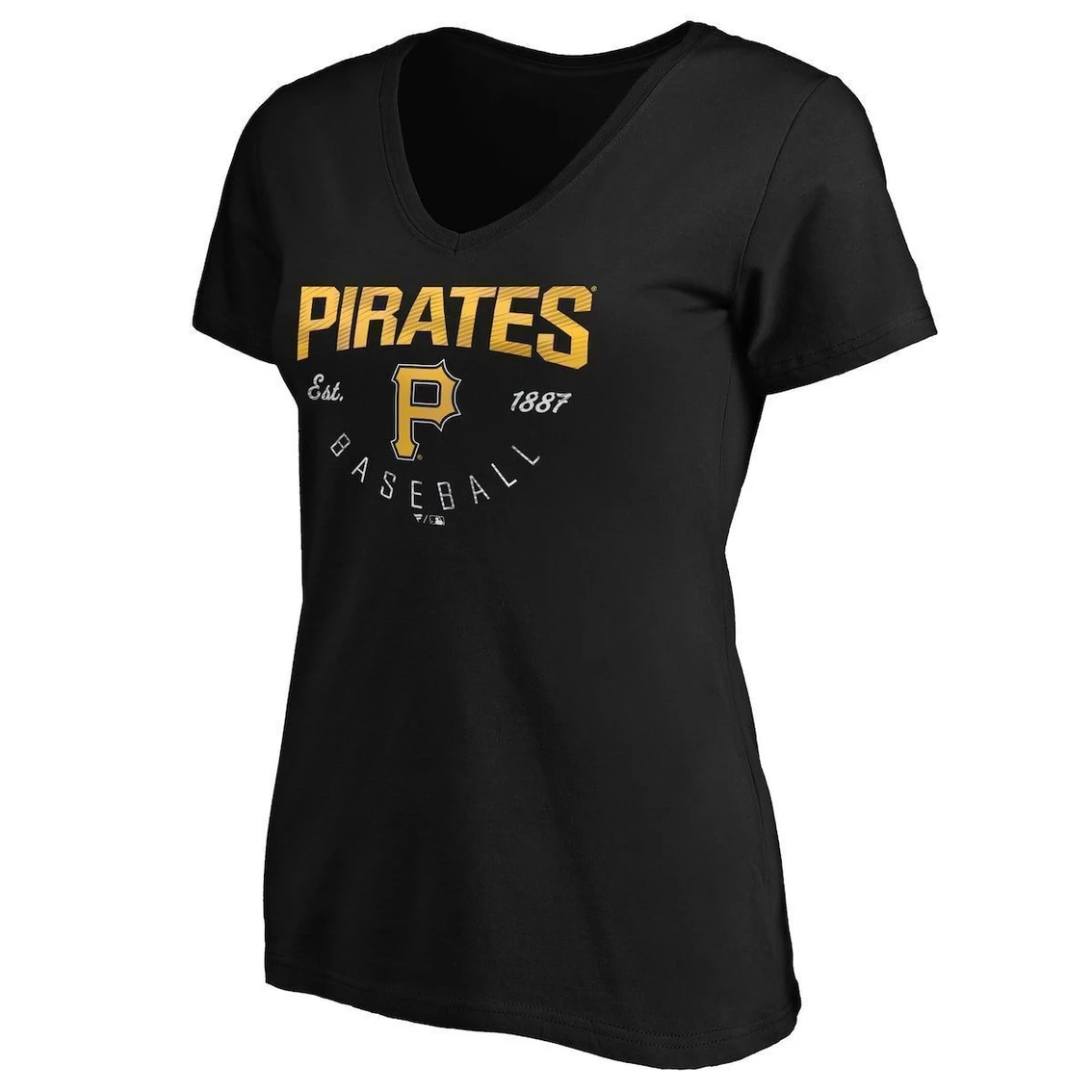 Cheapest β Women's Fanatics Branded Black Pittsburgh Pirates Plus Size Live For It Crossover V-Neck T-Shirt π - Image 3