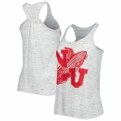 Wholesale ✨ Women's Homefield Ash Nebraska Huskers Vintage Racerback Tank Top ❤️