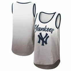 Discount 🎉 Women's G-III 4Her By Carl Banks White New York Yankees Logo Opening Day Tank Top 😍