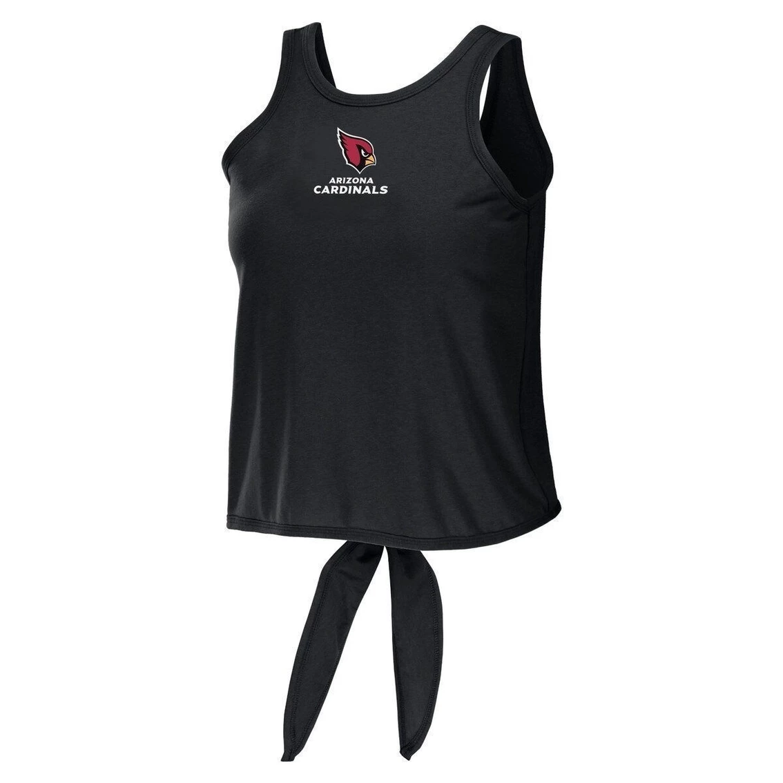 Cheapest π₯ Women's WEAR By Erin Andrews Black Arizona Cardinals Open Back Twist Tie Tank Top 𧨠- Image 3