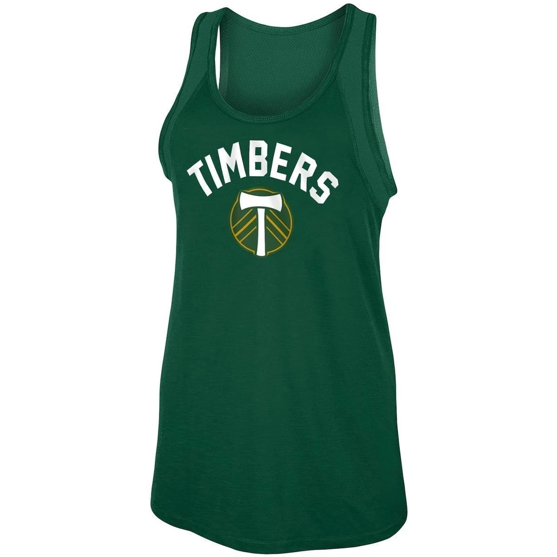 Buy β€οΈ Women's 5th & Ocean By New Era Green Portland Timbers Slub Racerback Tank Top π₯° - Image 3