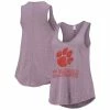 Best deal 😀 Women's Alternative Apparel Purple Clemson Tigers Backstage Scoop Neck Slub Tank Top 🎉