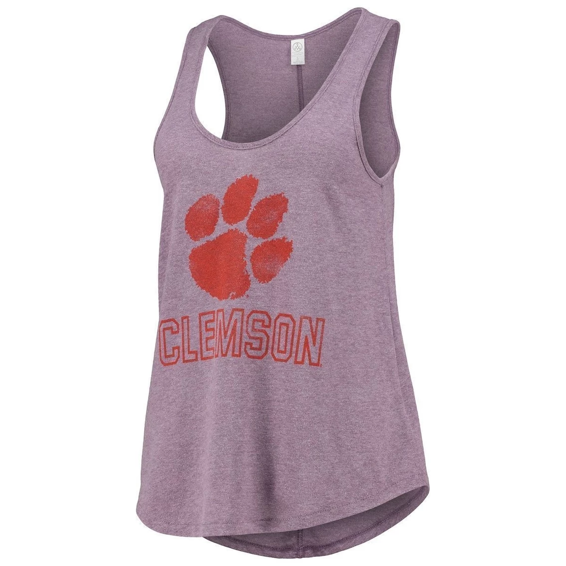 Best deal π Women's Alternative Apparel Purple Clemson Tigers Backstage Scoop Neck Slub Tank Top π - Image 3