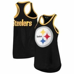 Coupon ✨ Women's G-III 4Her By Carl Banks Black Pittsburgh Steelers Tater Tank Top 🎉