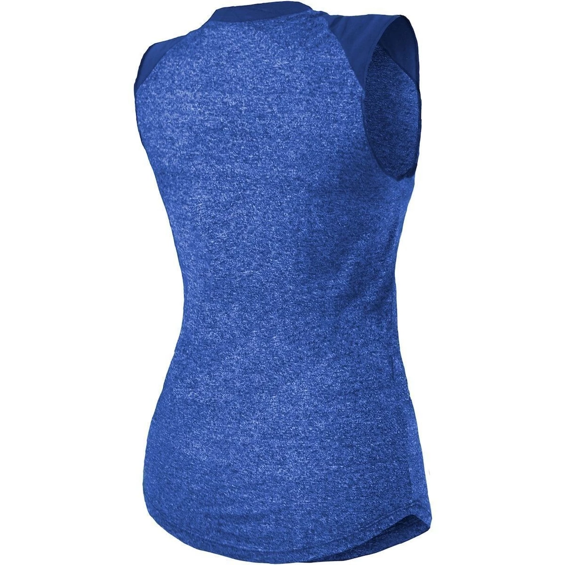 Cheapest βοΈ Women's Majestic Threads Royal Denver Broncos Retro Tri-Blend Raglan Muscle Tank Top π₯ - Image 4