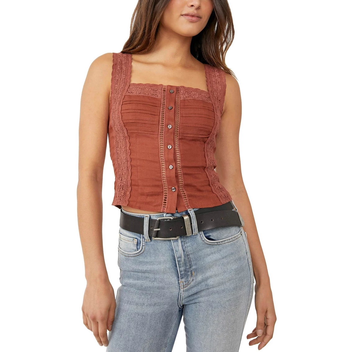 Cheapest βοΈ Free People Maggie Lace Tank Top π―