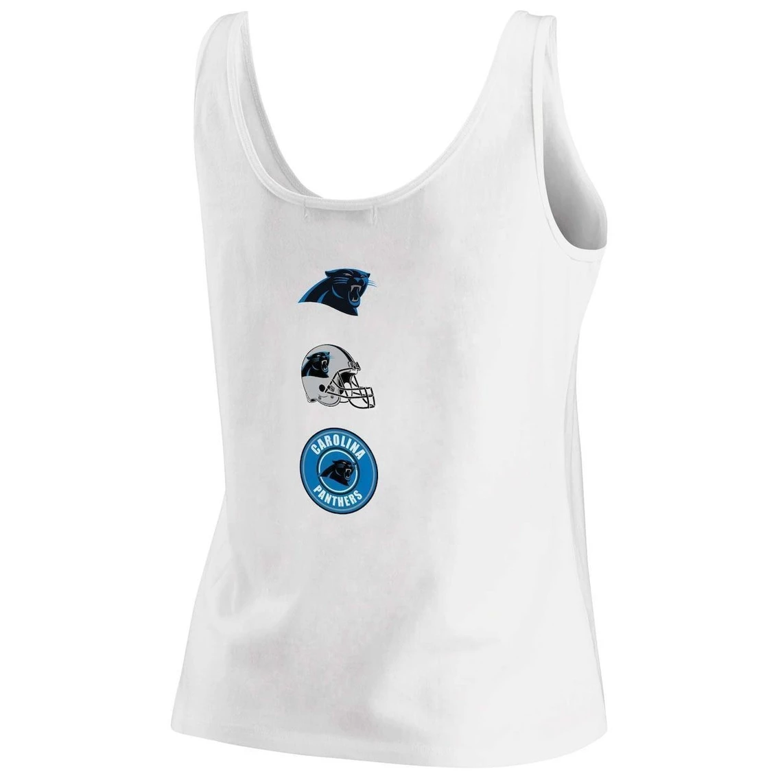 Buy π Women's WEAR By Erin Andrews White Carolina Panthers Team Scoop Neck Tank Top π₯° - Image 4