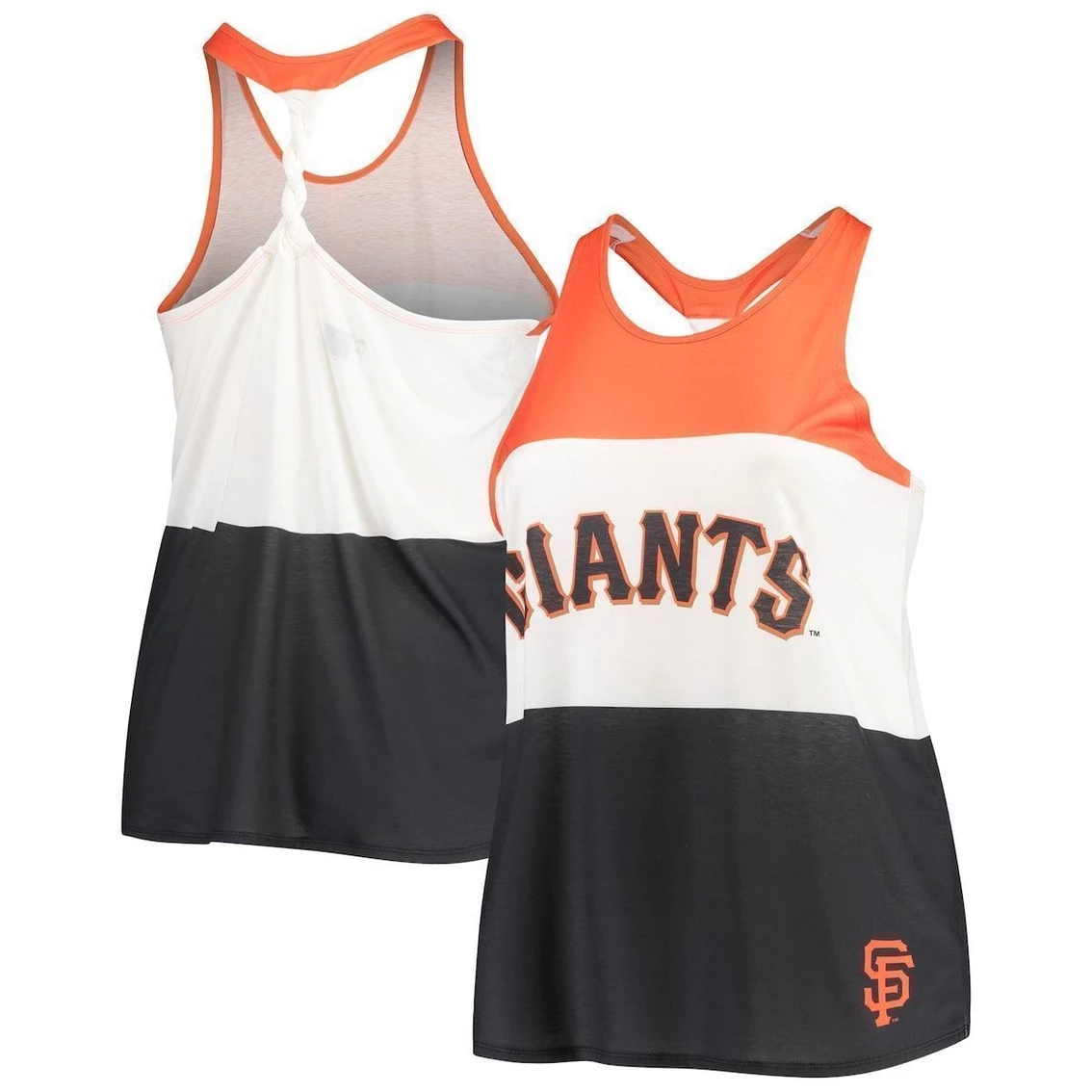 Best Pirce π Women's FOCO Orange San Francisco Giants Twist Back Tank Top β¨