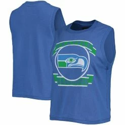 Hot Sale β¨ Women's Junk Food Royal Seattle Seahawks Rib Ranger Muscle Tank Top π