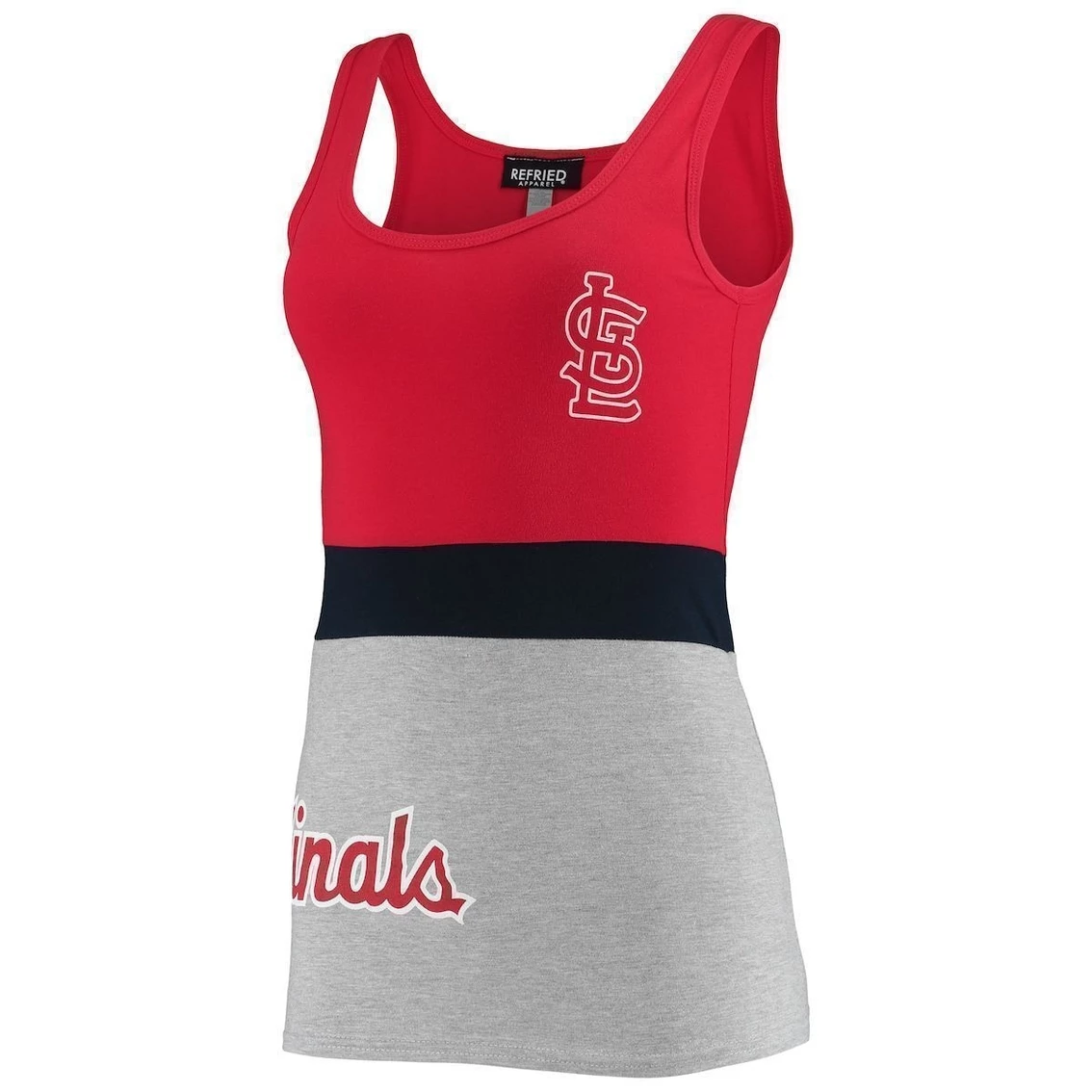 New π₯ Women's Refried Apparel Red St. Louis Cardinals Sustainable Tri-Blend Tank Top π― - Image 3