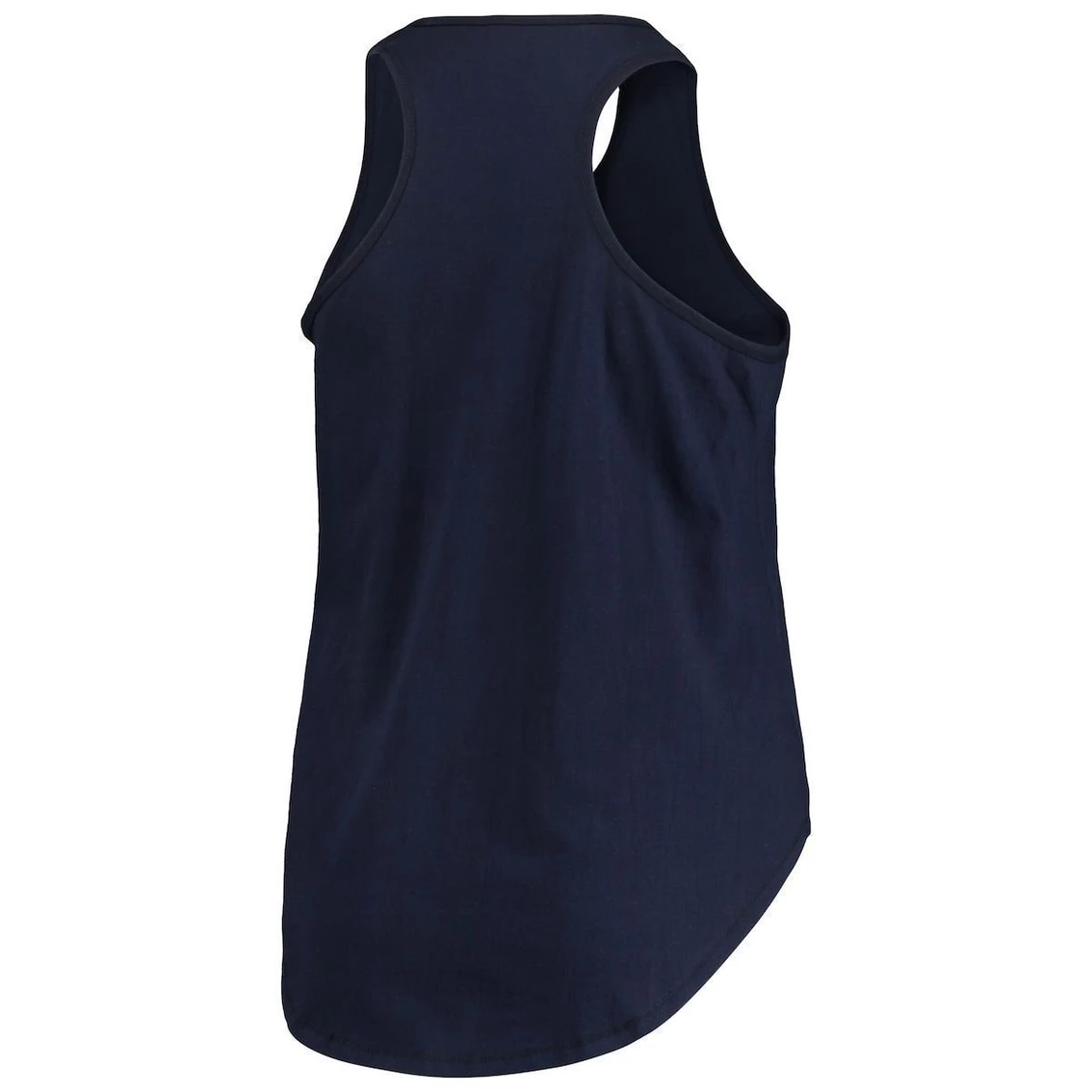 Best Sale 𧨠Women's Fanatics Branded Navy Houston Texans Plus Size Racerback Scoop Neck Tank Top π - Image 4