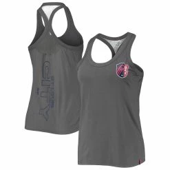 Flash Sale ⭐ Women's The Wild Collective Gray St. Louis City SC Athleisure Tank Top ⭐